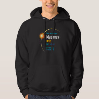Maumee Ohio OH Total Solar Eclipse 2024 1 Hoodie