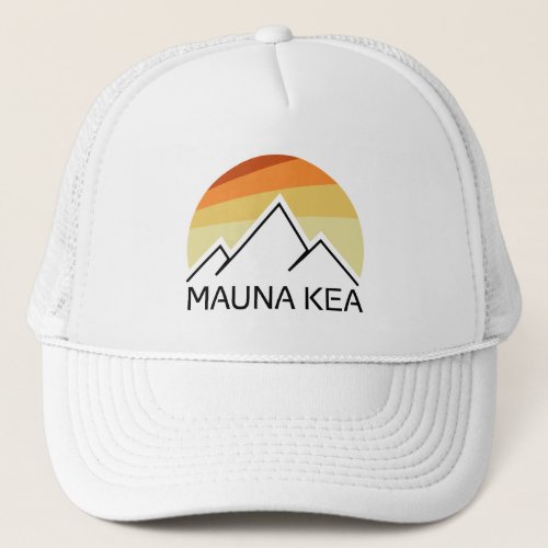 Mauna Kea Hawaii Retro Trucker Hat