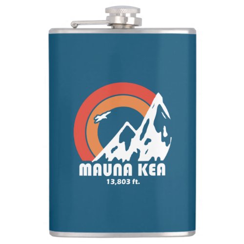 Mauna Kea Hawaii Sun Eagle Flask