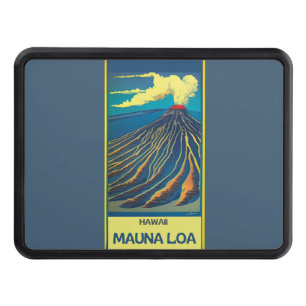 Mauna loa Hawaii T-Shirt Hitch Cover