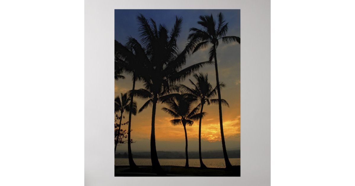 MAUNA LOA SUNSET POSTER | Zazzle