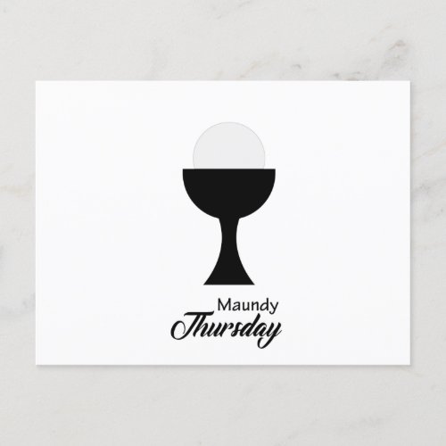Maundy Thursday Holiday Postcard