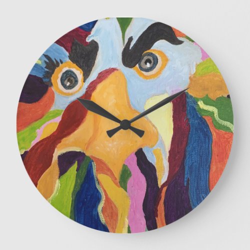 Maurice Angry Rooster Wall Clock