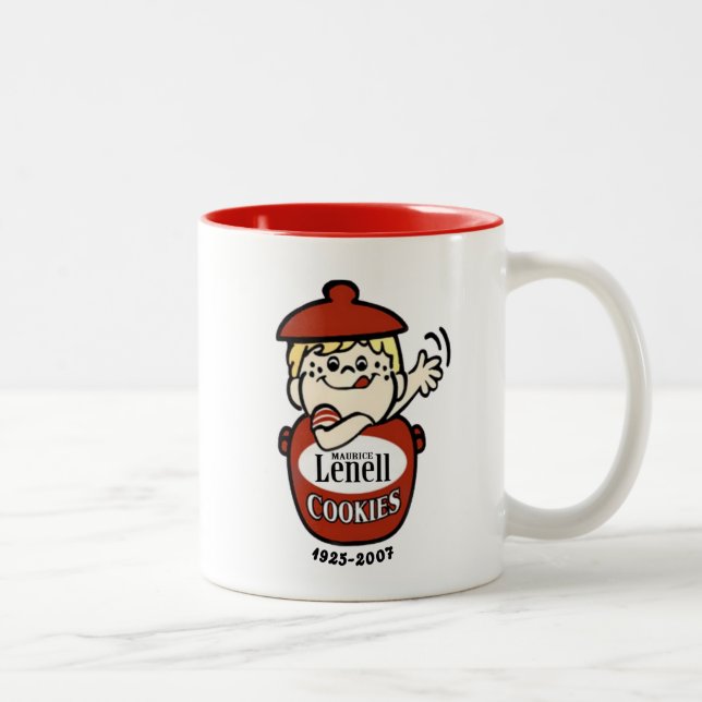 Maurice Lenell Cookies, Chicago, IL Two-Tone Coffee Mug (Right)
