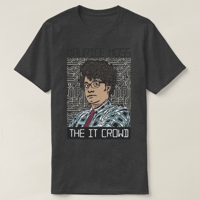 Maurice Moss The IT Crowd T-Shirt (Design Front)