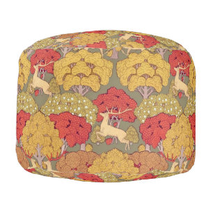 Maurice Pillard Verneuil Deer & Forest Pouf