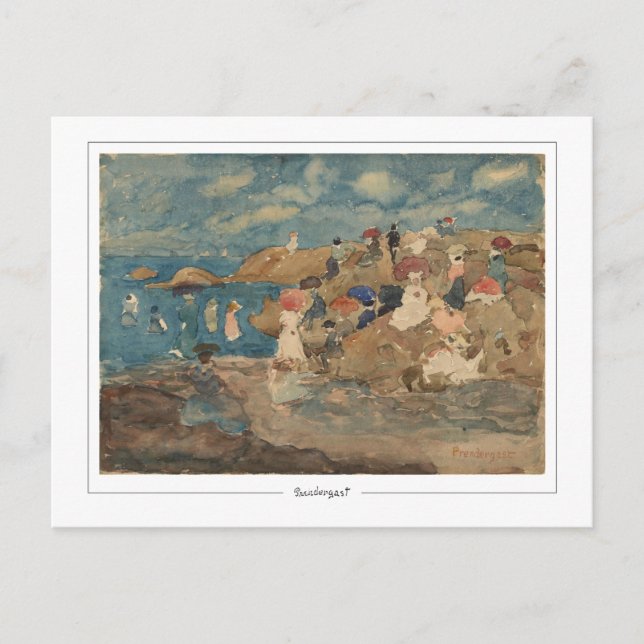Maurice Prendergast #50 - Fine Art Postcard (Front)