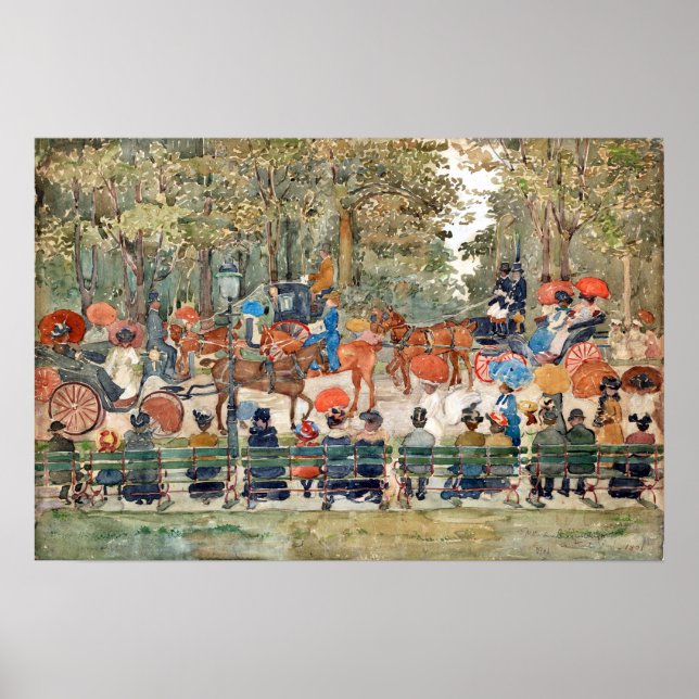 Maurice Prendergast Central Park Poster (Front)