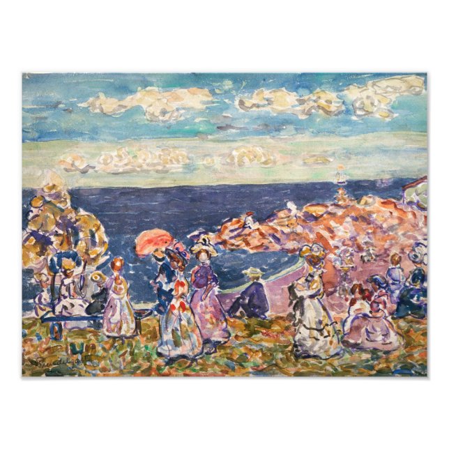 Maurice Prendergast - On the Beach Photo Print (Front)