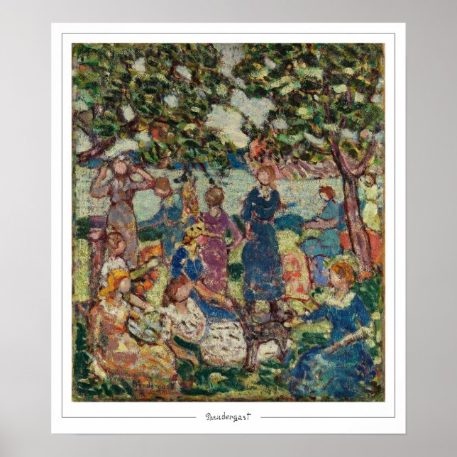 Maurice Prendergast Zedign Art Poster #1 (Front)