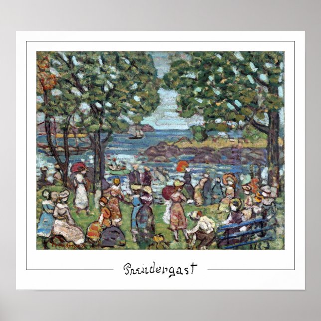 Maurice Prendergast Zedign Art Poster #4 (Front)