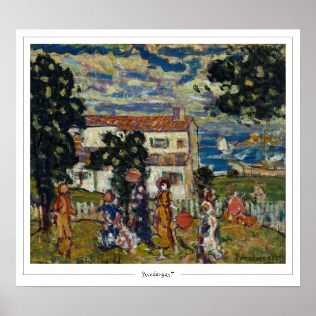 Maurice Prendergast Zedign Art Poster #569 (Front)