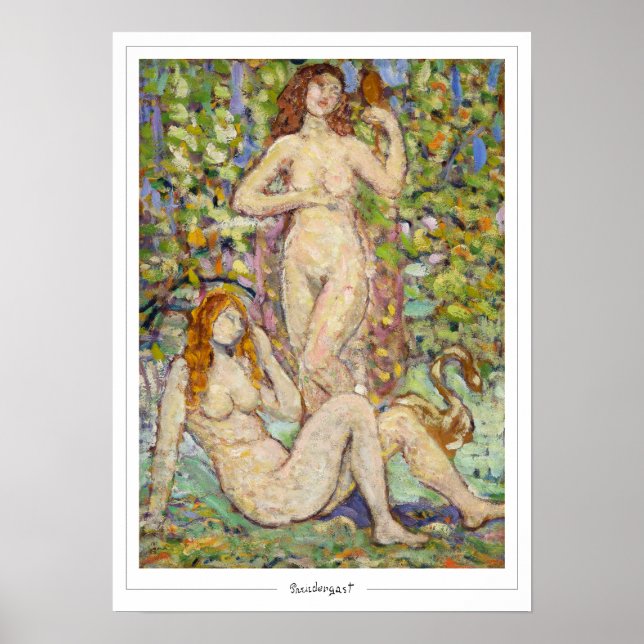 Maurice Prendergast Zedign Art Poster #580 (Front)