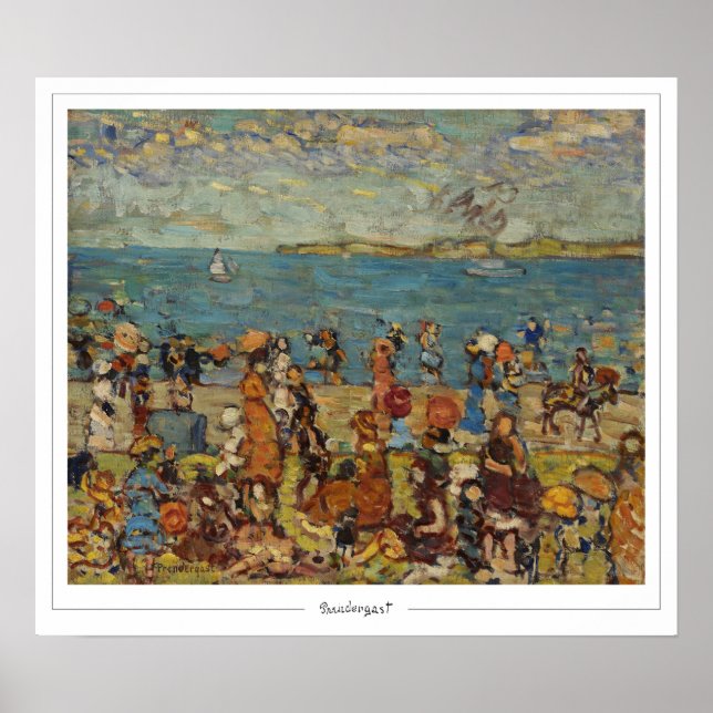 Maurice Prendergast Zedign Art Poster #615 (Front)