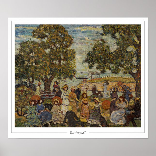 Maurice Prendergast Zedign Art Poster #632 (Front)