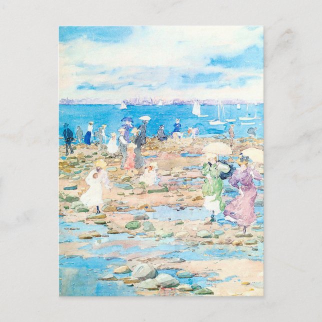 Maurice Prendergast's Summer Visitors Postcard (Front)