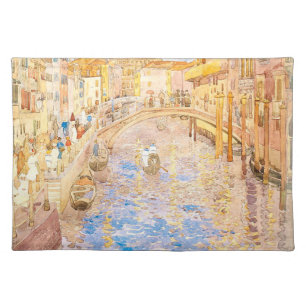 Maurice Prendergast's Venetian Canal Scene Cloth Placemat
