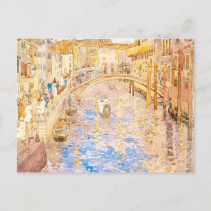 Maurice Prendergast's Venetian Canal Scene Postcard