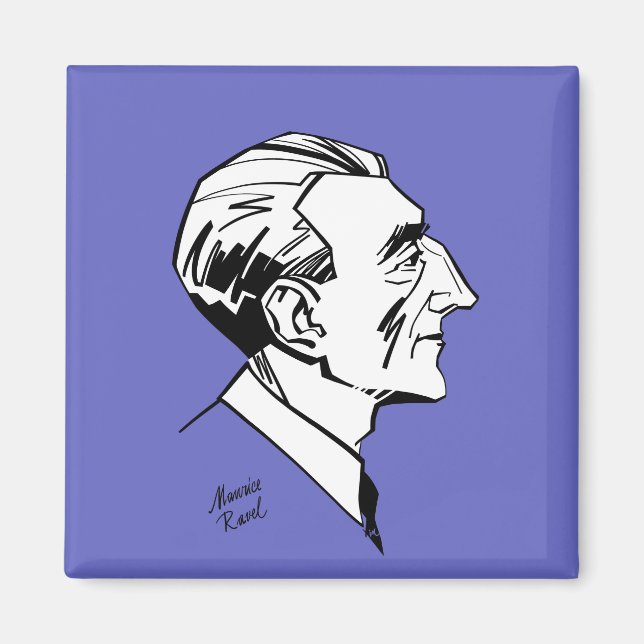 Maurice Ravel Magnet (Front)