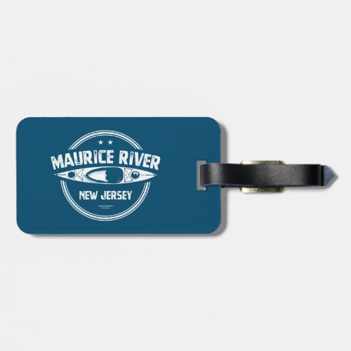 Maurice River New Jersey Kayaking Luggage Tag