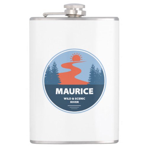 Maurice Wild And Scenic River Flask