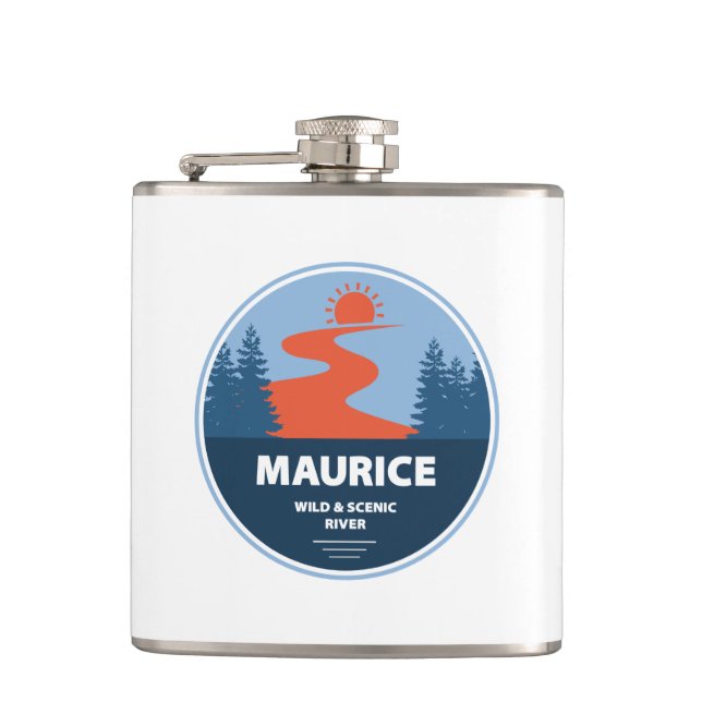 Maurice Wild And Scenic River Flask (Front)
