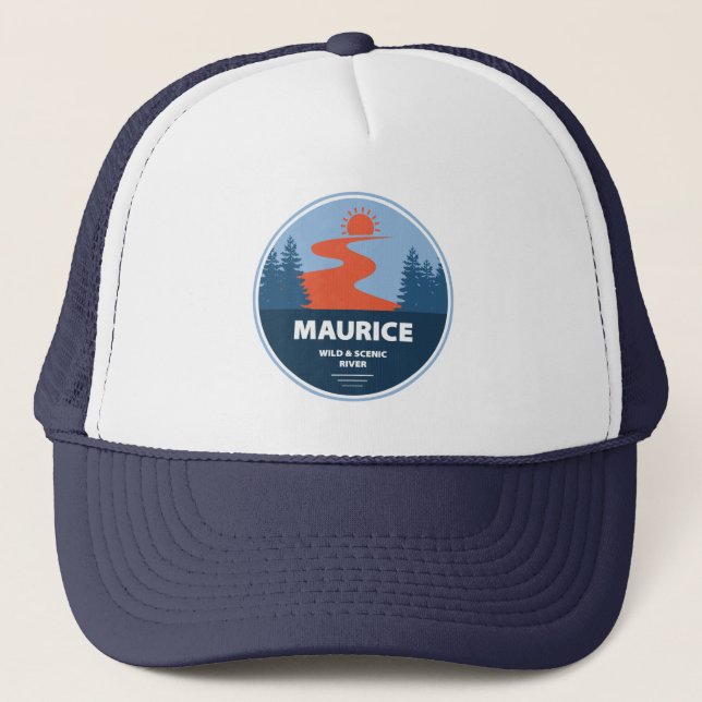 Maurice Wild And Scenic River Trucker Hat (Front)