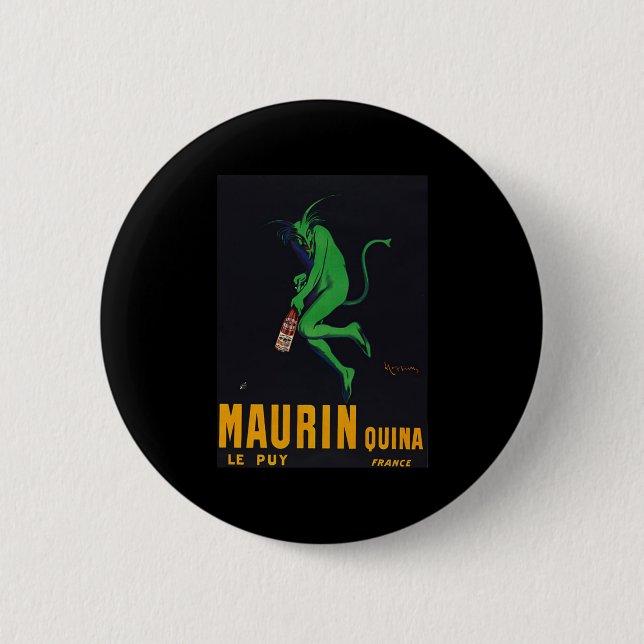 Maurin Quina Absinthe Button (Front)