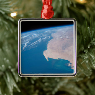 Mauritania And Western Sahara Off Coast Of Africa Metal Ornament