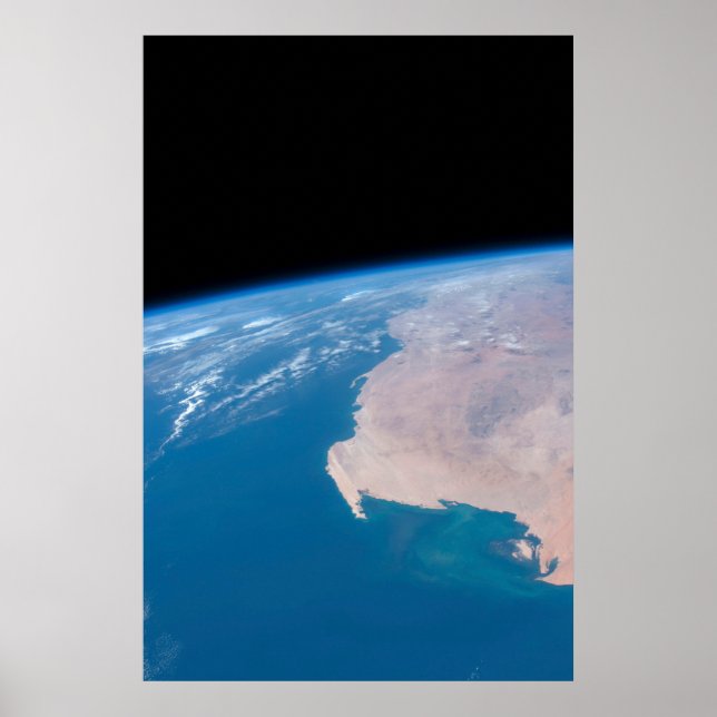 Mauritania And Western Sahara Off Coast Of Africa Poster (Front)