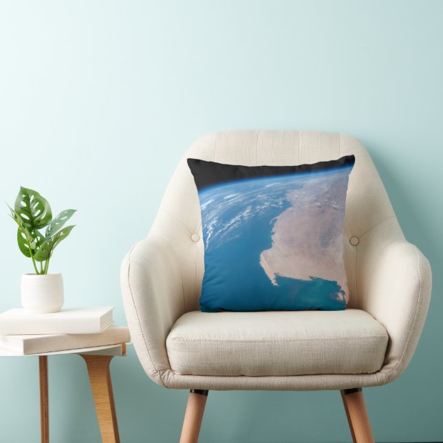 Mauritania And Western Sahara Off Coast Of Africa Throw Pillow (Chair)