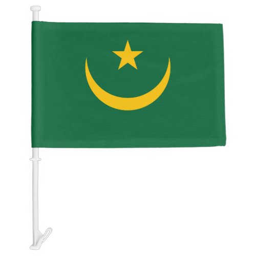Mauritania Car Flag