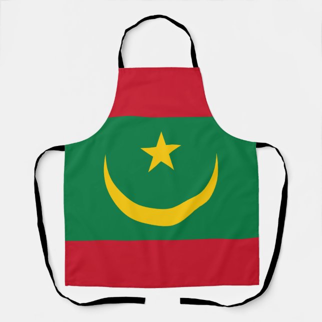 Mauritania Flag Apron (Front)