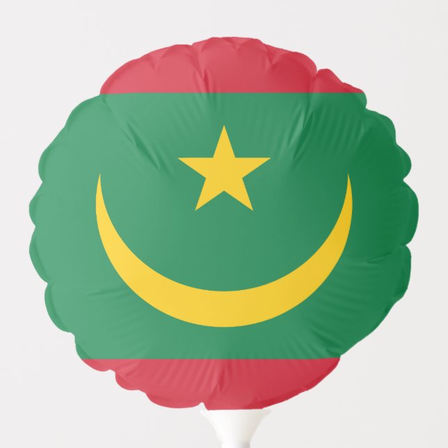 Mauritania Flag Balloon (Front)
