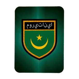 Mauritania Flag Magnet