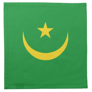 Mauritania Flag Napkin