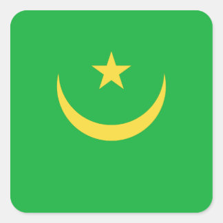 Mauritania Flag Sticker