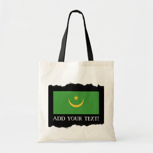 Mauritania Flag Tote Bag