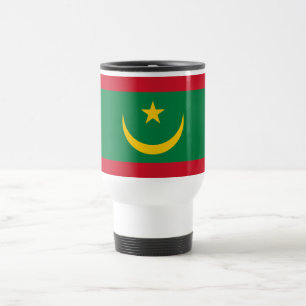 Mauritania Flag Travel Mug