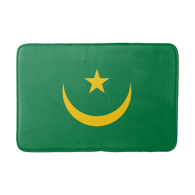 Mauritania Old Flag Bath Mat (Front)