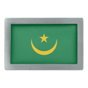 Mauritania Old Flag Belt Buckle