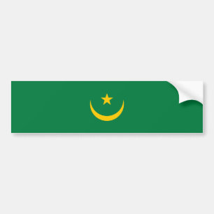 Mauritania Old Flag Bumper Sticker