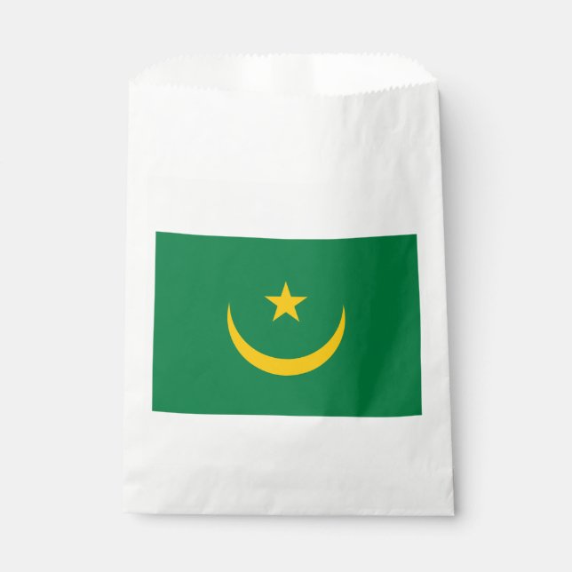 Mauritania Old Flag Favor Bag (Front)
