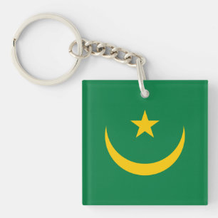 Mauritania Old Flag Keychain