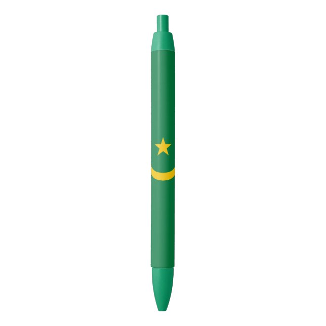 Mauritania Old Flag Pen (Front Vertical)