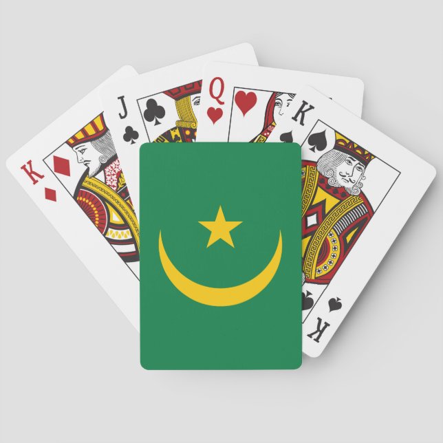 Mauritania Old Flag Poker Cards (Back)