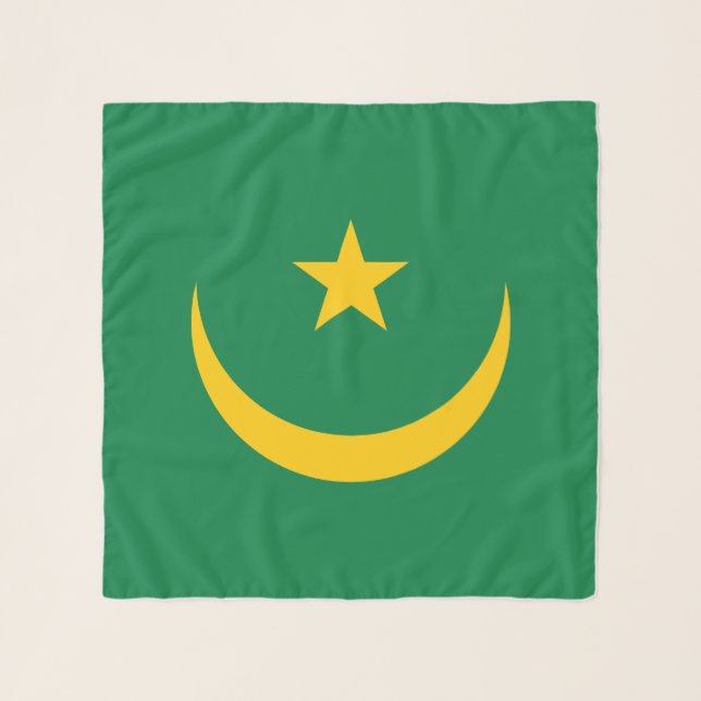 Mauritania Old Flag Scarf (Front)