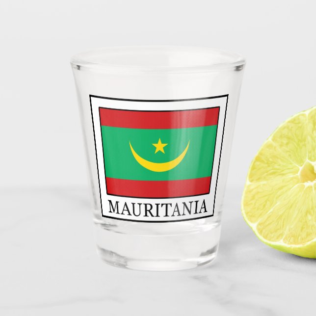 Mauritania Shot Glass (Front)