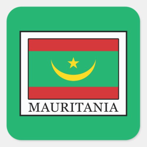 Mauritania Square Sticker
