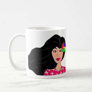 Mauritian lady coffee mug